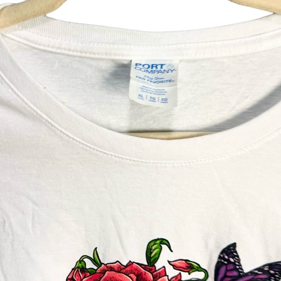 Bear Shirt Nature Floral Grizzly Bear Face Animal Bear Lover T-Shirt XL - Picture 5 of 6